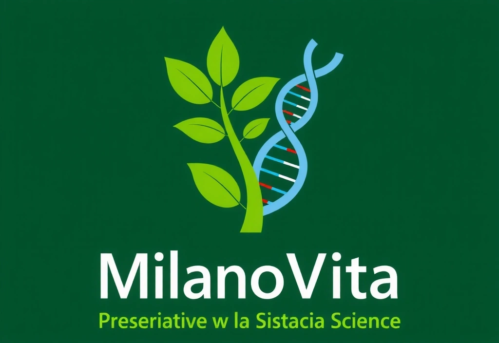 Immagine che rappresenta l'origine e la crescita di Milanovitacx, con elementi naturali e scientifici che si fondono.